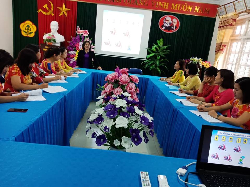 Một số giải pháp nâng cao chất lượng bồi dưỡng thường xuyên cho giáo viên trường mầm non Tân Thanh.