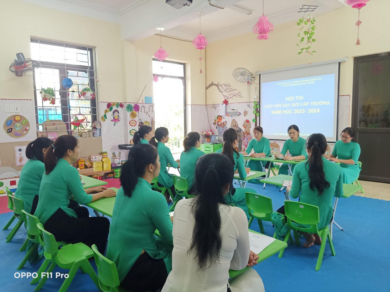 TRƯỜNG MẦM NON NAM THANH TỔ CHỨC THÀNH CÔNG HỘI THI GIÁO VIÊN DẠY GIỎI CẤP TRƯỜNG NĂM HỌC 2023-2024