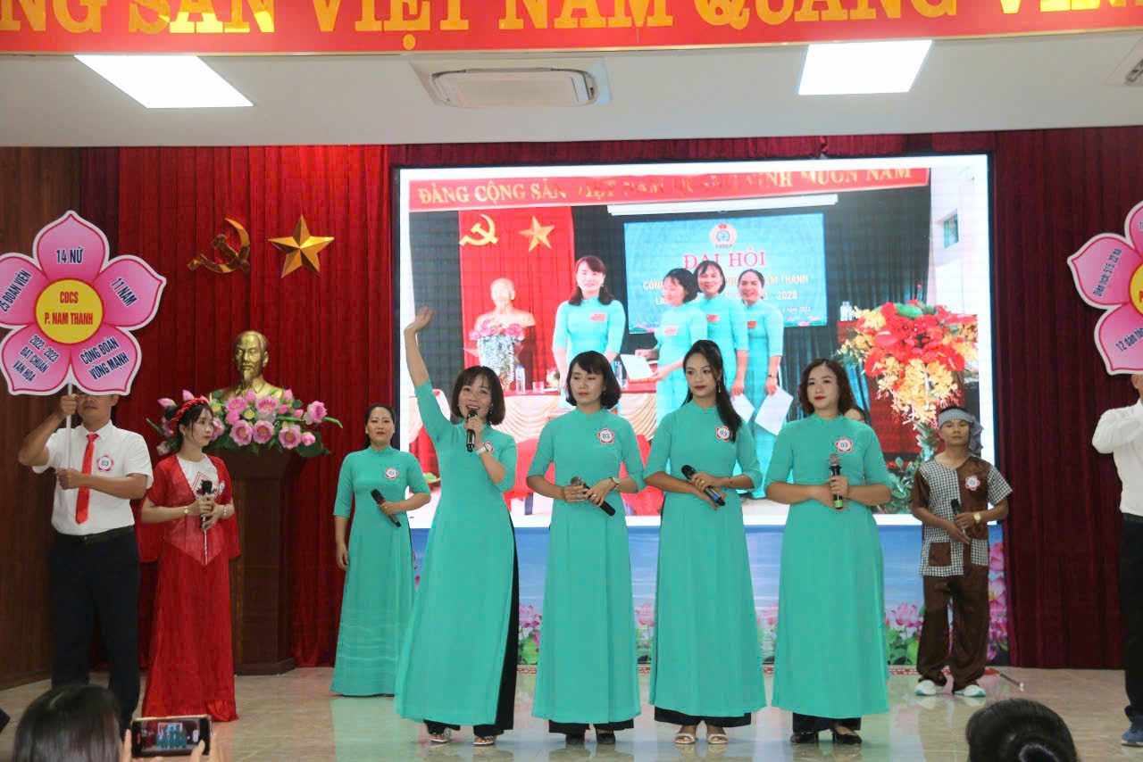 CÔNG ĐOÀN VIÊN TRƯỜNG MẦM NON NAM THANH, THAM GIA HỘI THI  CÁN BỘ CÔNG ĐOÀN  GIỎI NĂM 2024